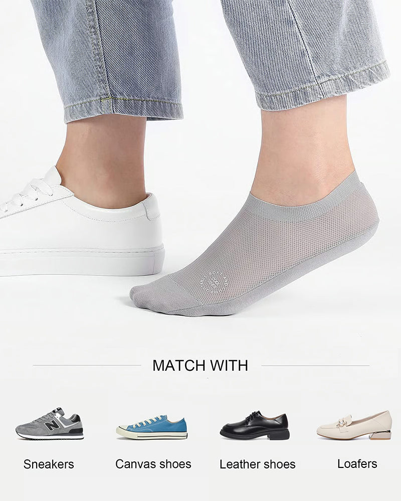 Socken Herren Eis Seide Boot