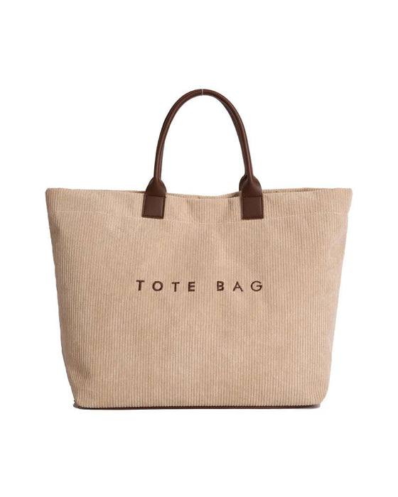 Tasche Buchstabendruck Tote