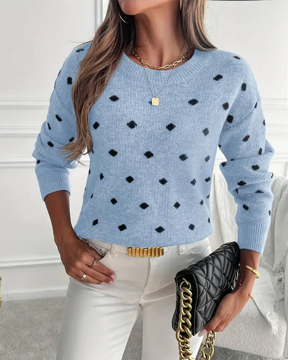 Pullover Rundhals langärmlig