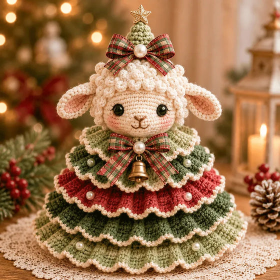 🎄 Häkel-Tiere Weihnachtsbaum DIY-Set