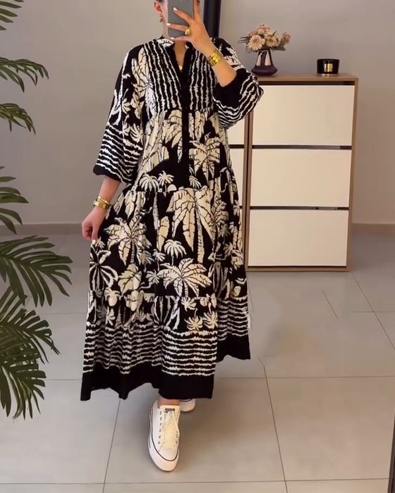 Kleid lässig locker bedruckt