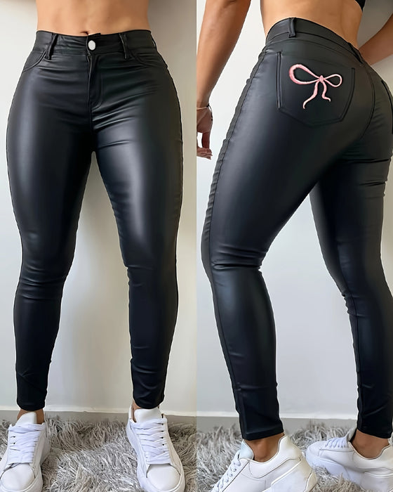 Leggings Schwarz Modisch Stretch