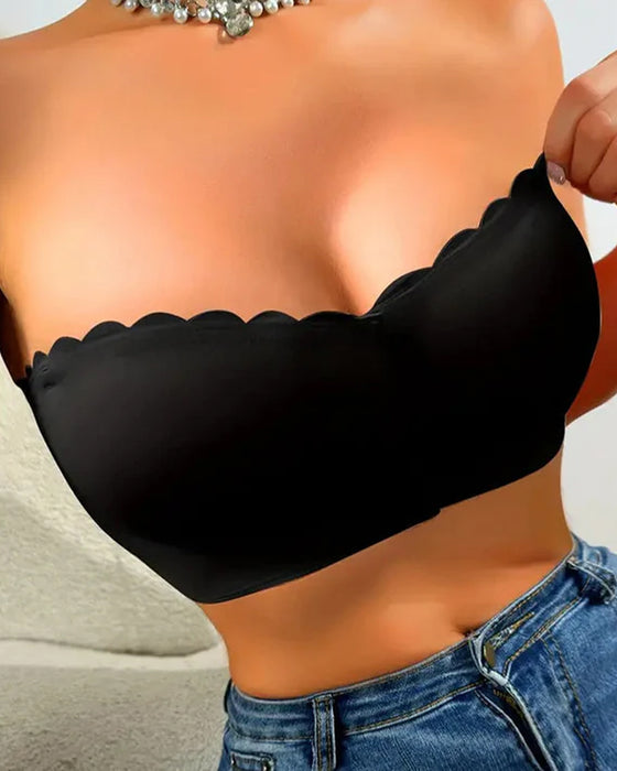 Bh Nahtlos Vorn Verschluss Bandeau Ohne Träger