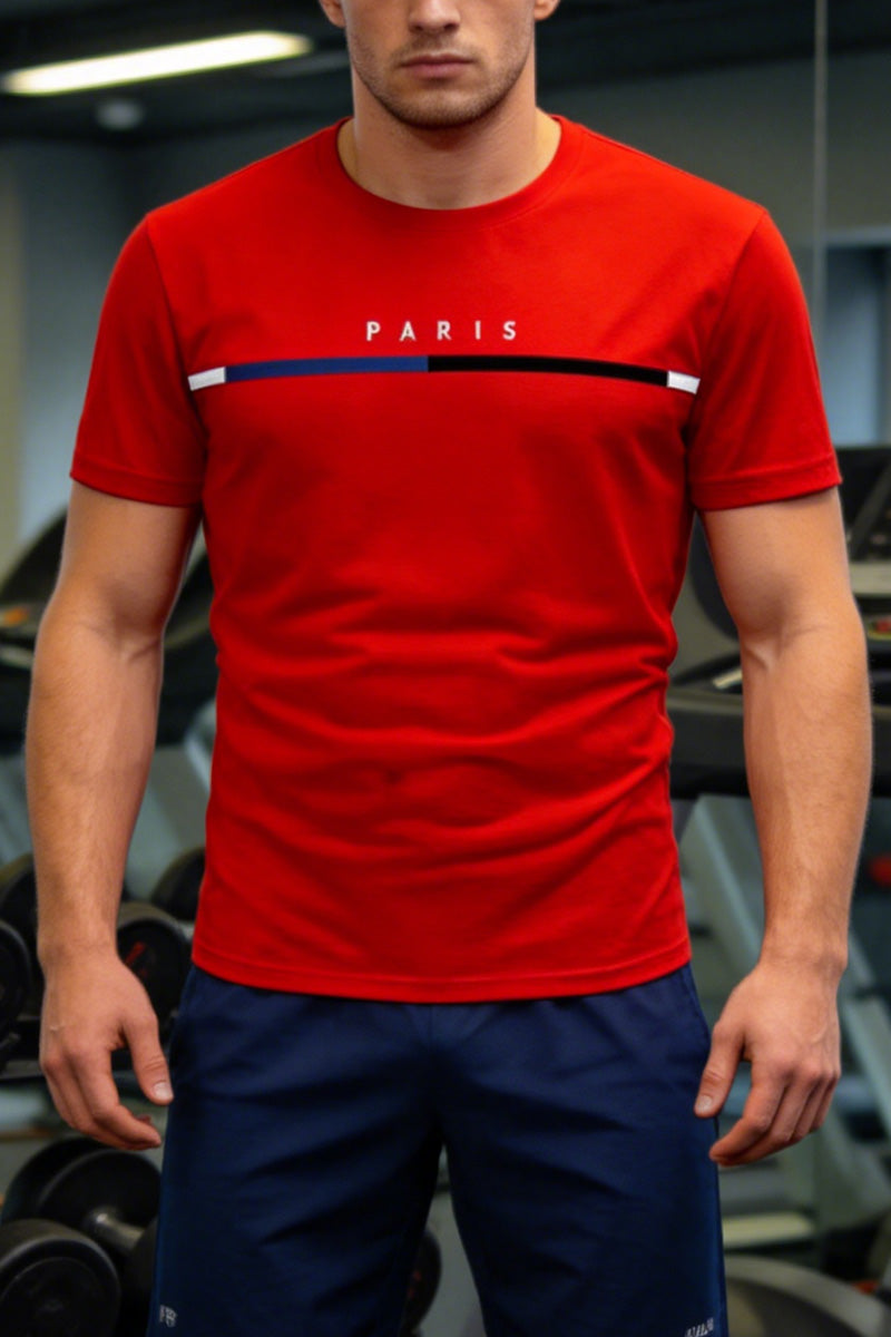 T-Shirt Schnell Trocknend Rundhals Kurzarm