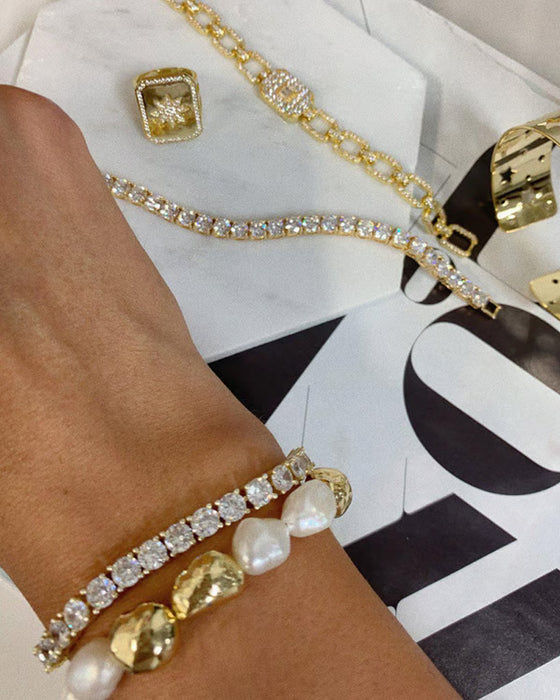 Armband Funkelndes Moissanit