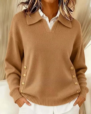 Pullover Langarm Einfarbig