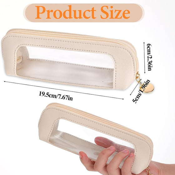 Kleine Transparente Make-Up-Tasche