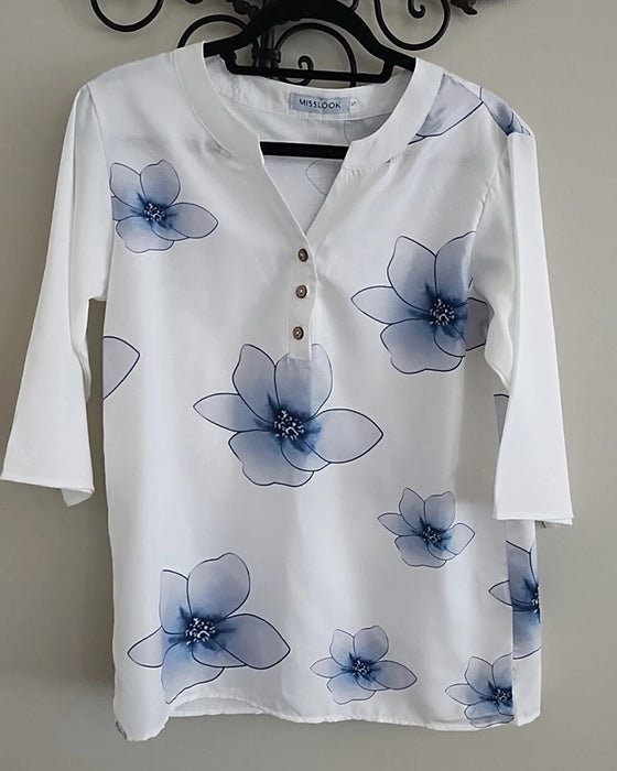 T-Shirt Halbarm bedruckt lässig