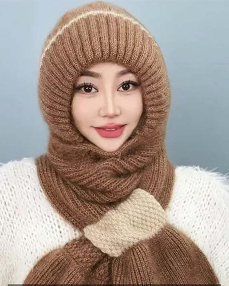 Damen Winddichte Mütze Mit Ohrenschutz