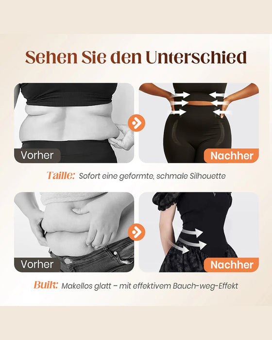 Shorts Hohe Taille Formend Pohebend Effekt