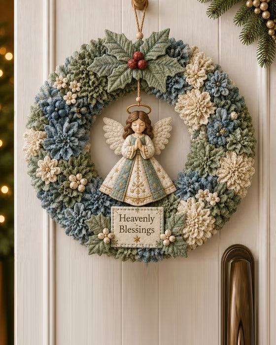 ❄️🎄 3D-Stoff-Steckkranz-Bastelset