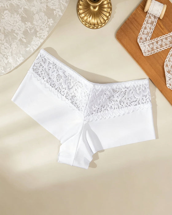 Dessous Atmungsaktiv Hohler Ausschnitt Damen Boxer