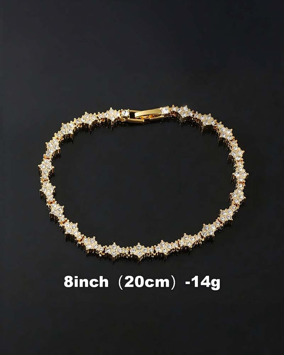 Armband Klassisch Funkelnd Kubischer Zirkon Gedenkschmuck