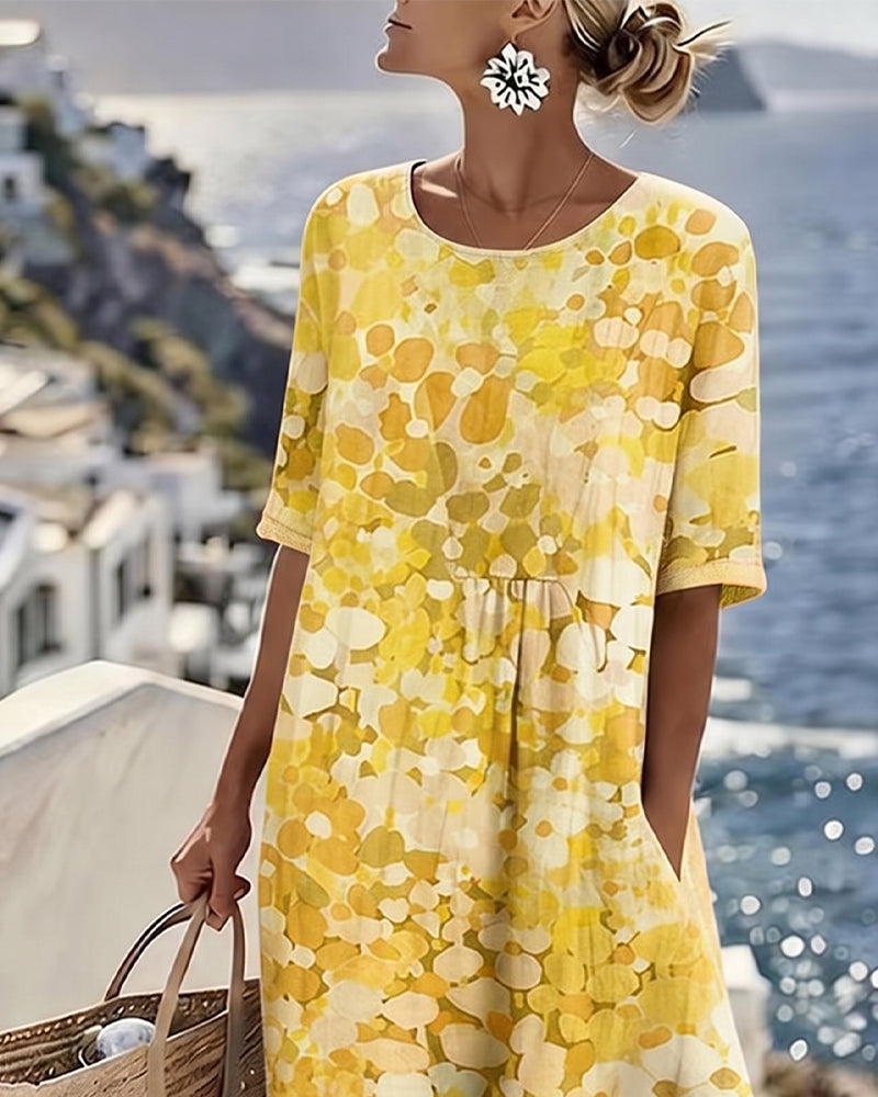 Kleid Gedruckt Locker
