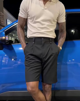 Shorts Lässig Vielseitig Herren Anzug