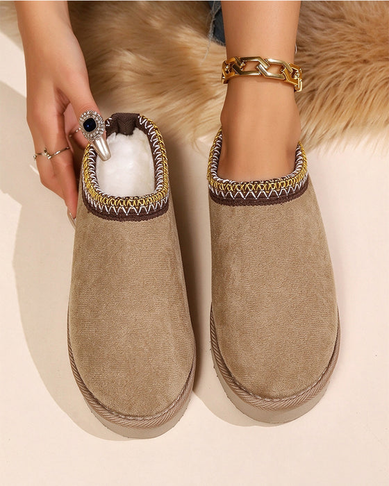 Damen Hausschuhe Slip-On