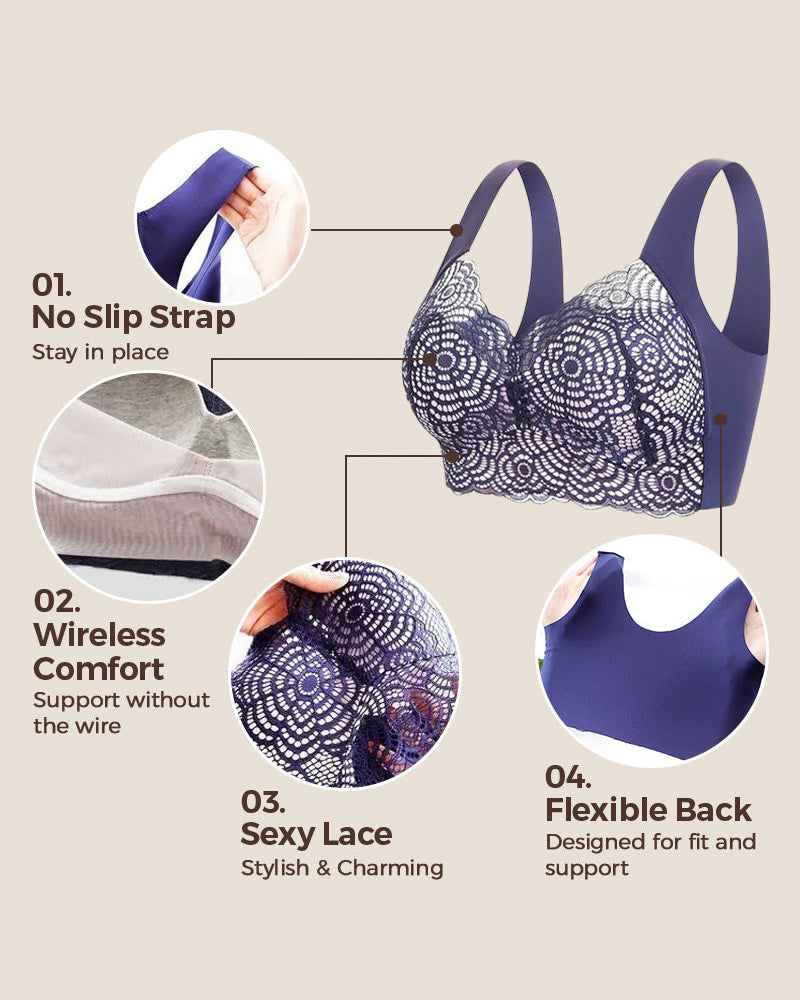 🤩LETZTER VERKAUFSTAG 🔥Ultimative Straffung & Unterstützung Spitze Plus-Size-BH