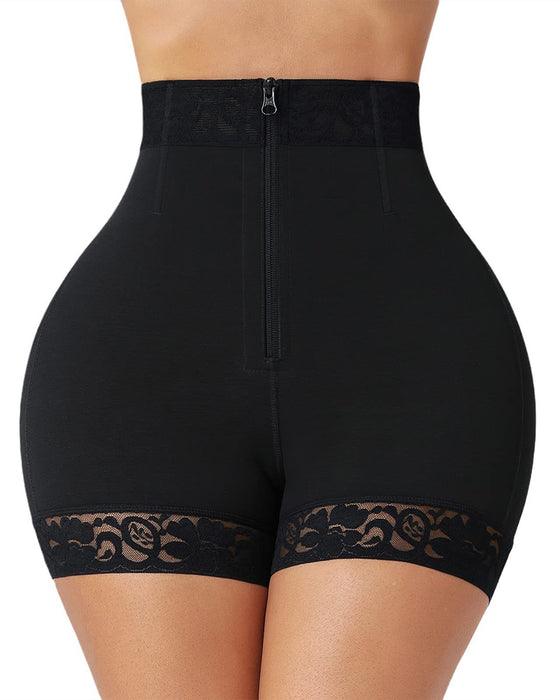 Hose Spitze Reißverschluss Hohe Taille Po Hebend