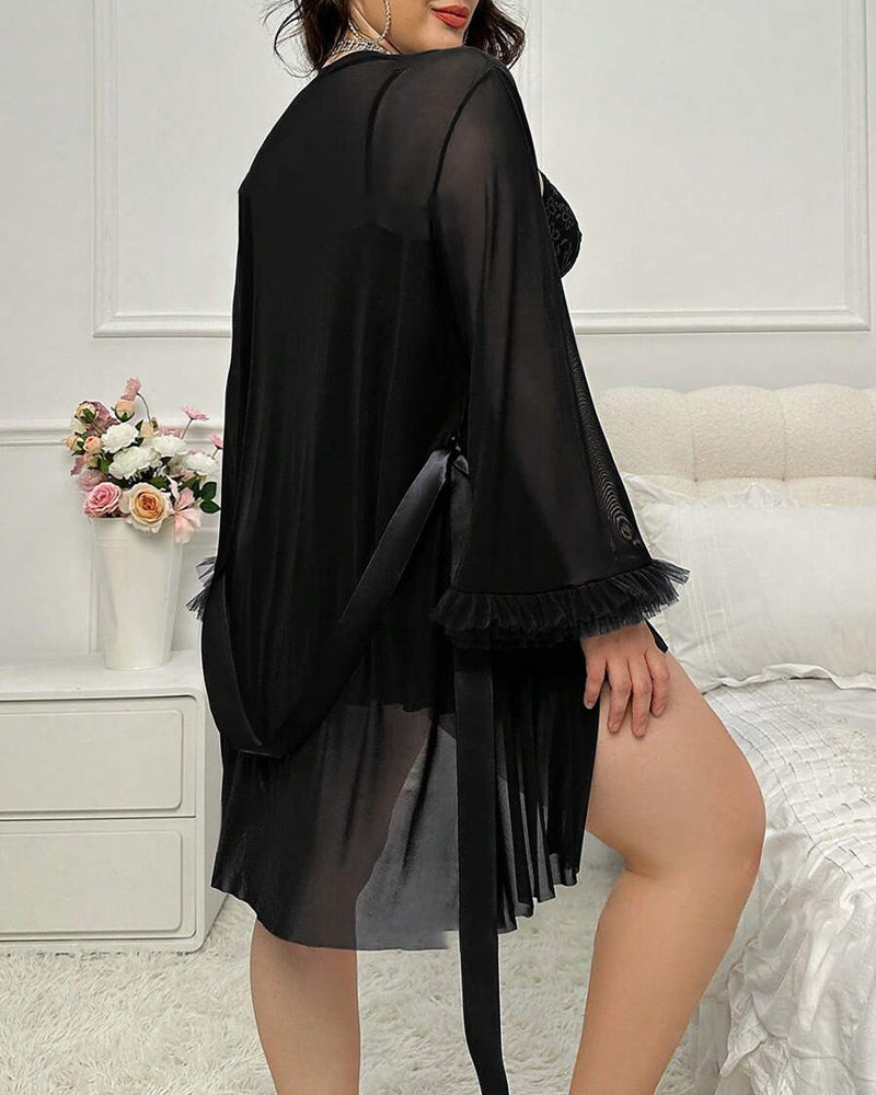 Sexy Spitze Nachthemd Träger Anzug