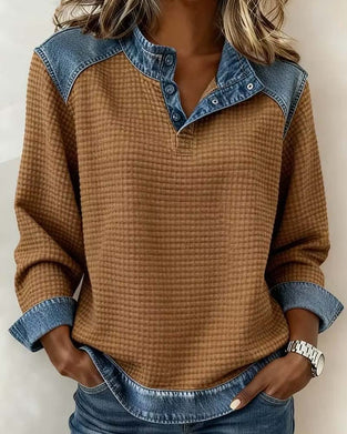 Sweatshirt Lässig Langarm