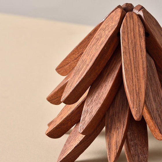 👍Baum Massivholz Isolierung Platzset
