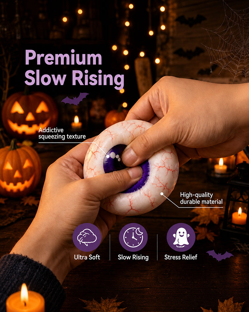 Halloween-Set Mit Süßen Gruseligen Geister-Maruko-Quetsch-Spielzeugen, Mini-Tragbarer Stressball, Sensorische Produkte Für Halloween-Artikel, Füllung Für Party-Tüten & Mini-Geschenke