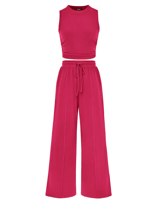 Set Weste und Hose mit elastischem Bund