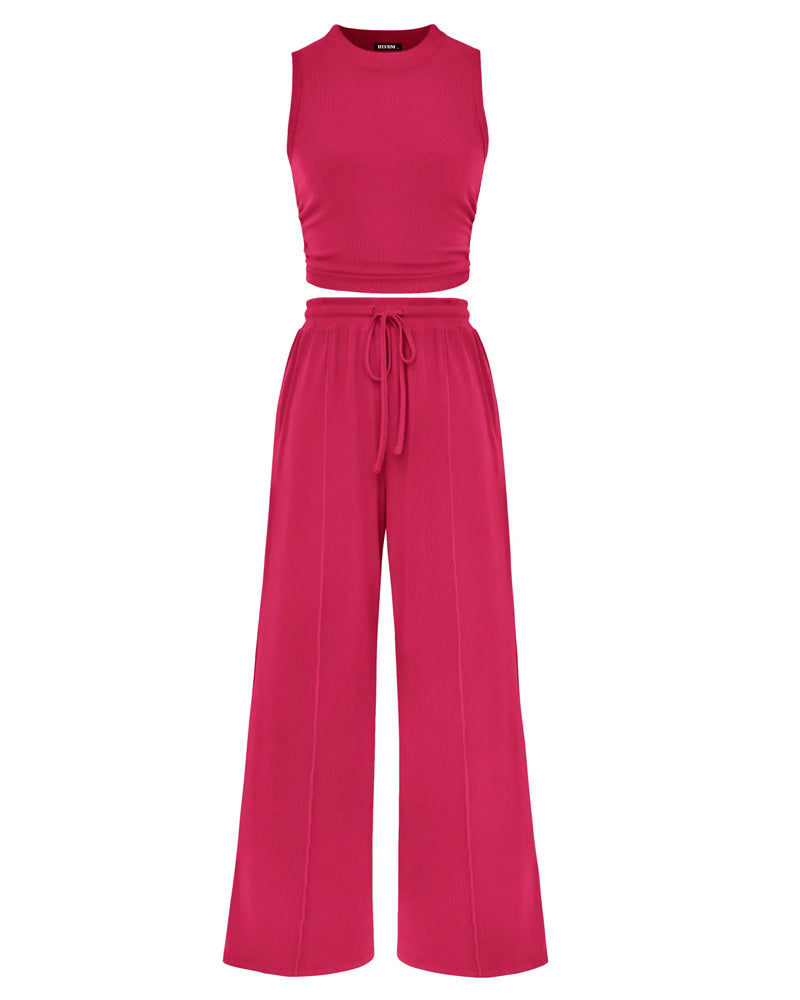 Set Weste und Hose mit elastischem Bund