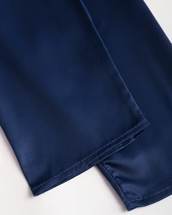 Bluse Revers gerade Schulter bedruckt