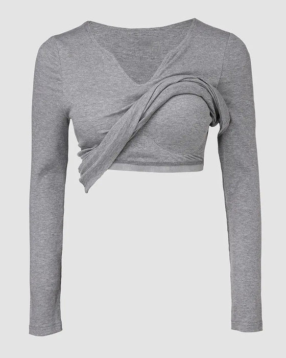 Universelles Camisole T-Shirt Mit Eingebautem BH
