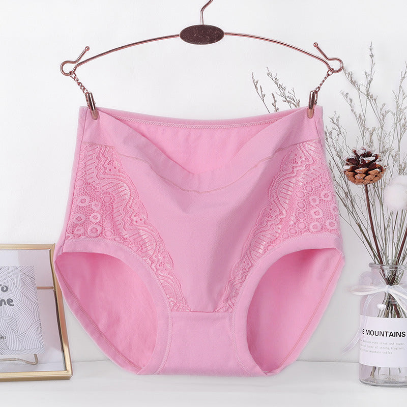 Slip Plus Größe Hohe Taille Auslaufsicher Baumwolle