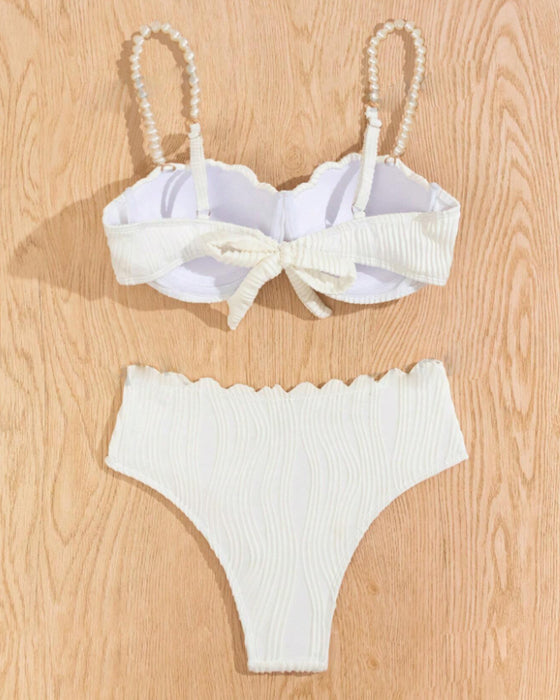 Bikini Perlenstrumpfhalter sexy