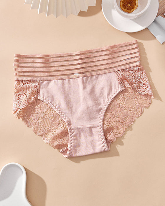 Slip Weite Taille Spitze