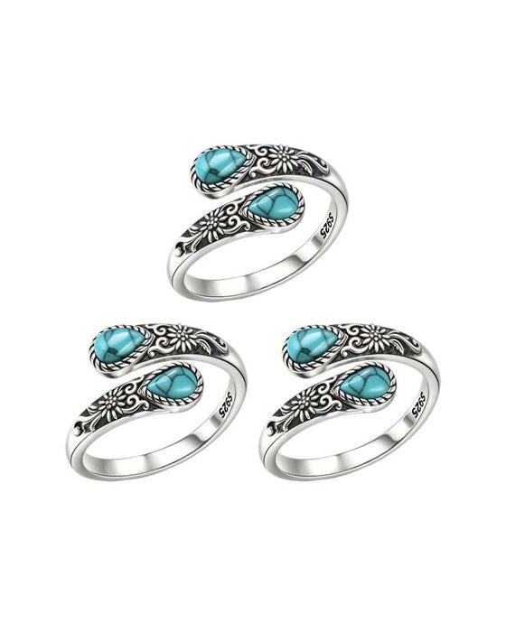 Gänseblümchen-Muster Ring