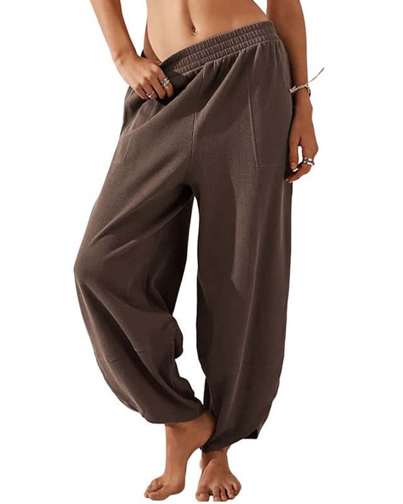 Hose Elastische Taille Harem