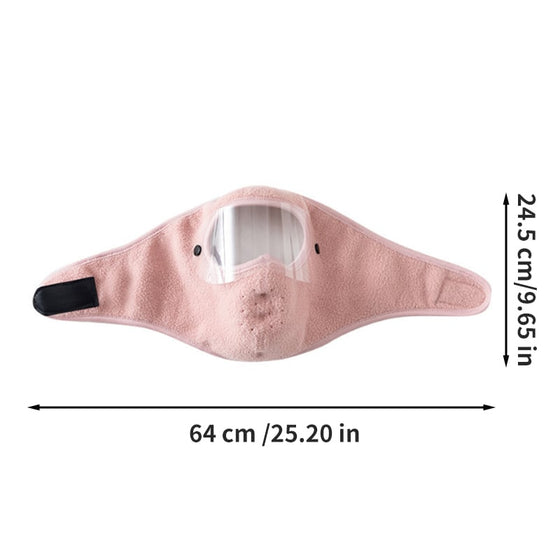 Thermischer Ohrenschutz Winter-Gesichtsmaske mit Schutzvisier