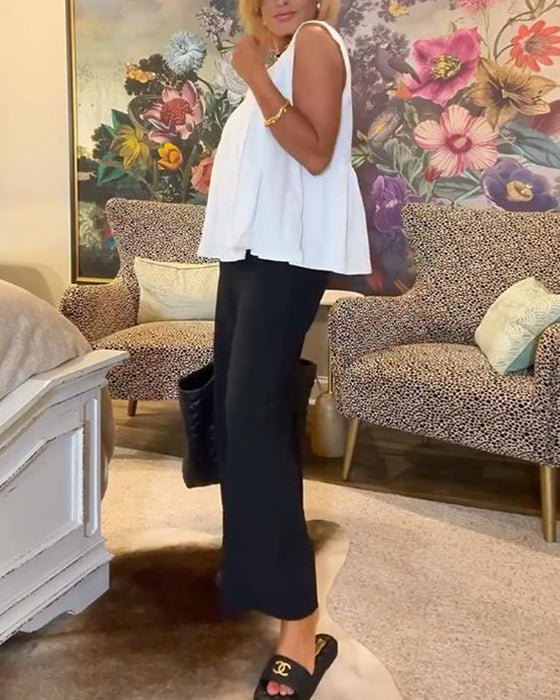 Vielseitige Camisole mit Eleganten Rüschenfalten