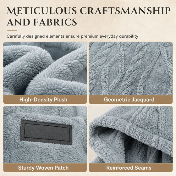 Herren Winter Jacquard Muster Hoodie