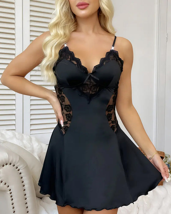 Nachthemd Sexy Strumpfhalter