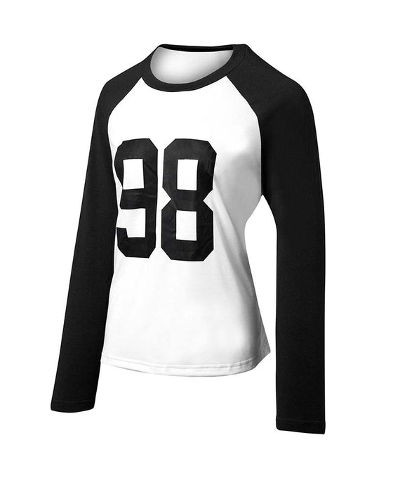T-Shirt Lässige Raglanärmel