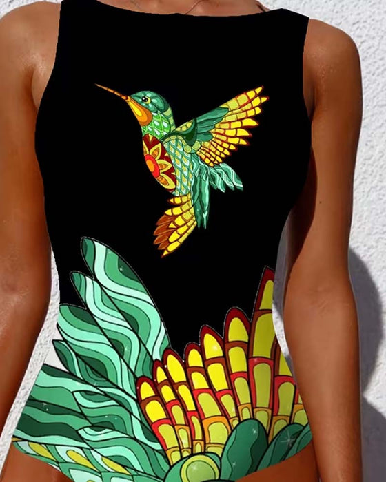 Einteiler Kolibri Blumig