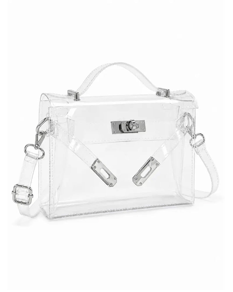 Tasche Damen Transparente Gelee