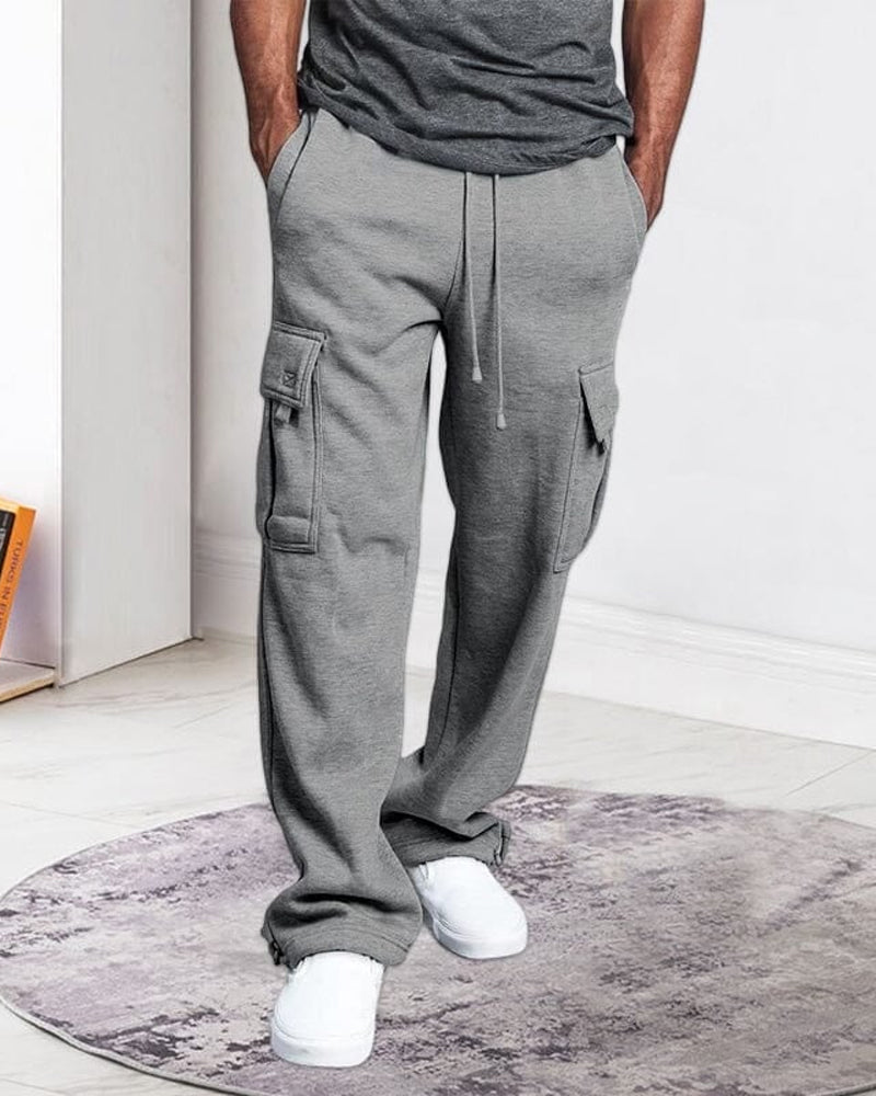 Hose Herren Gerade Cargo Hose