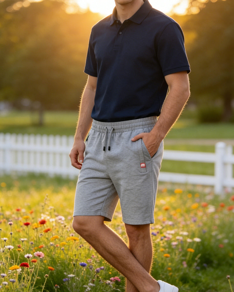 Shorts Herren Unifarben Strand