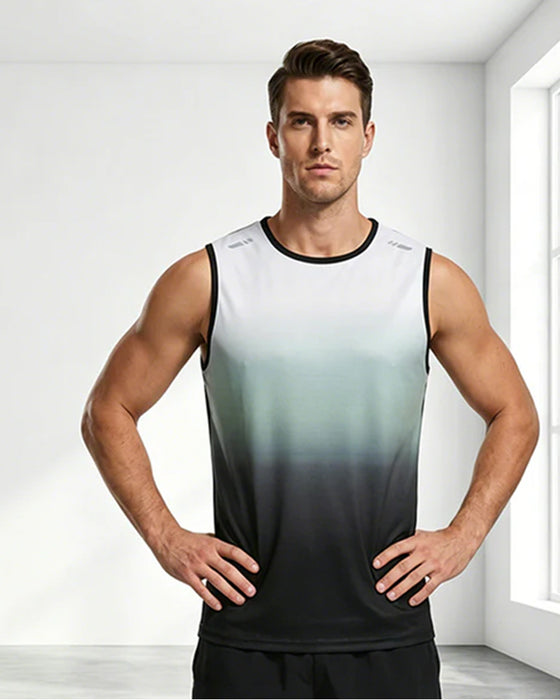 Herren-Tanktop, Farbverlauf, Rundhals