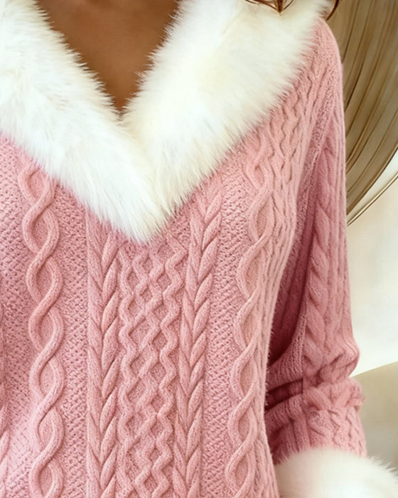 Top Maomao V-Ausschnitt Modisch