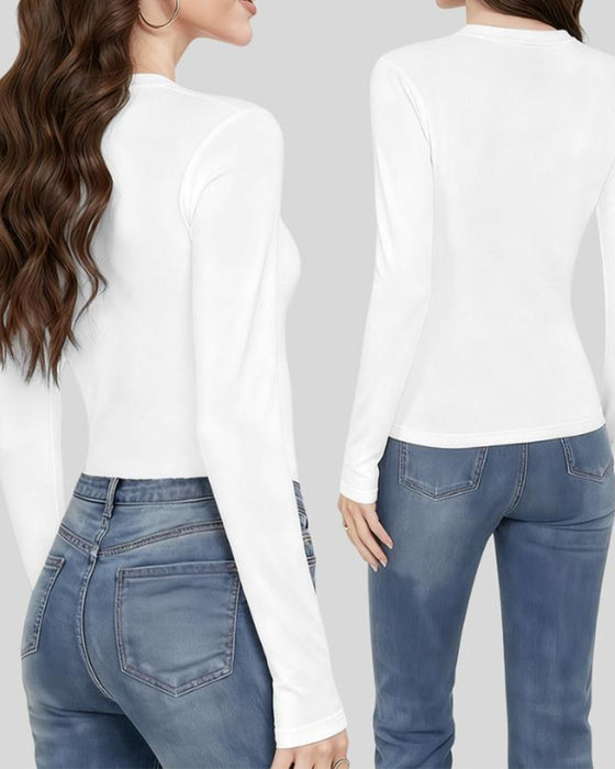 Langärmlige Hemden Mit Fleecefutter