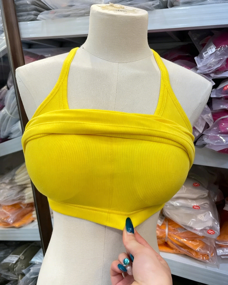 Tanktop mit integriertem BH Plus-Size Racerback