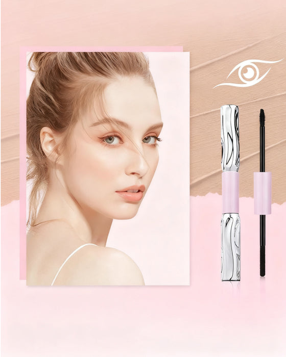 🔥 2-in-1 Langanhaltende Volumen- und Curl-Mascara