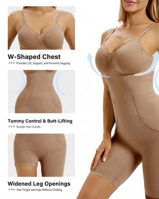 Bodysuit Rückenverschluss Schöner Rücken Formend